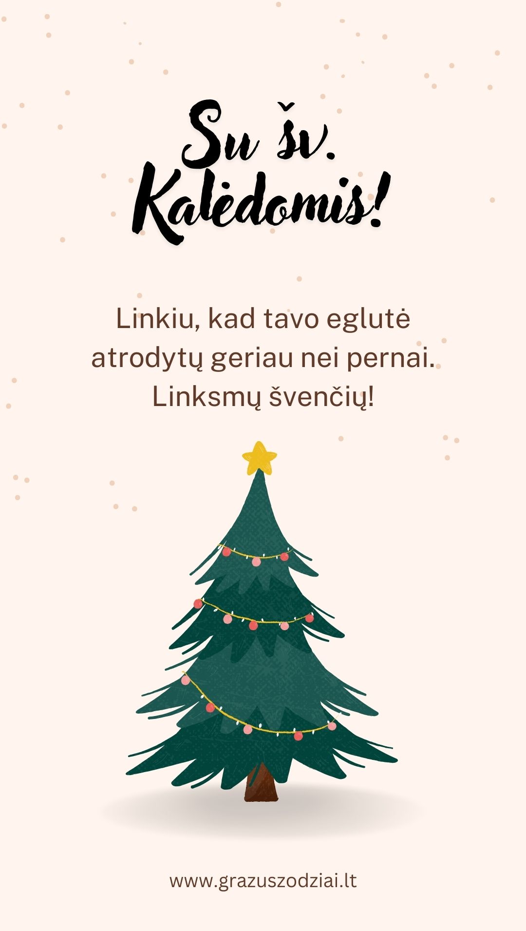 Linksmas Kalėdinis atvirukas