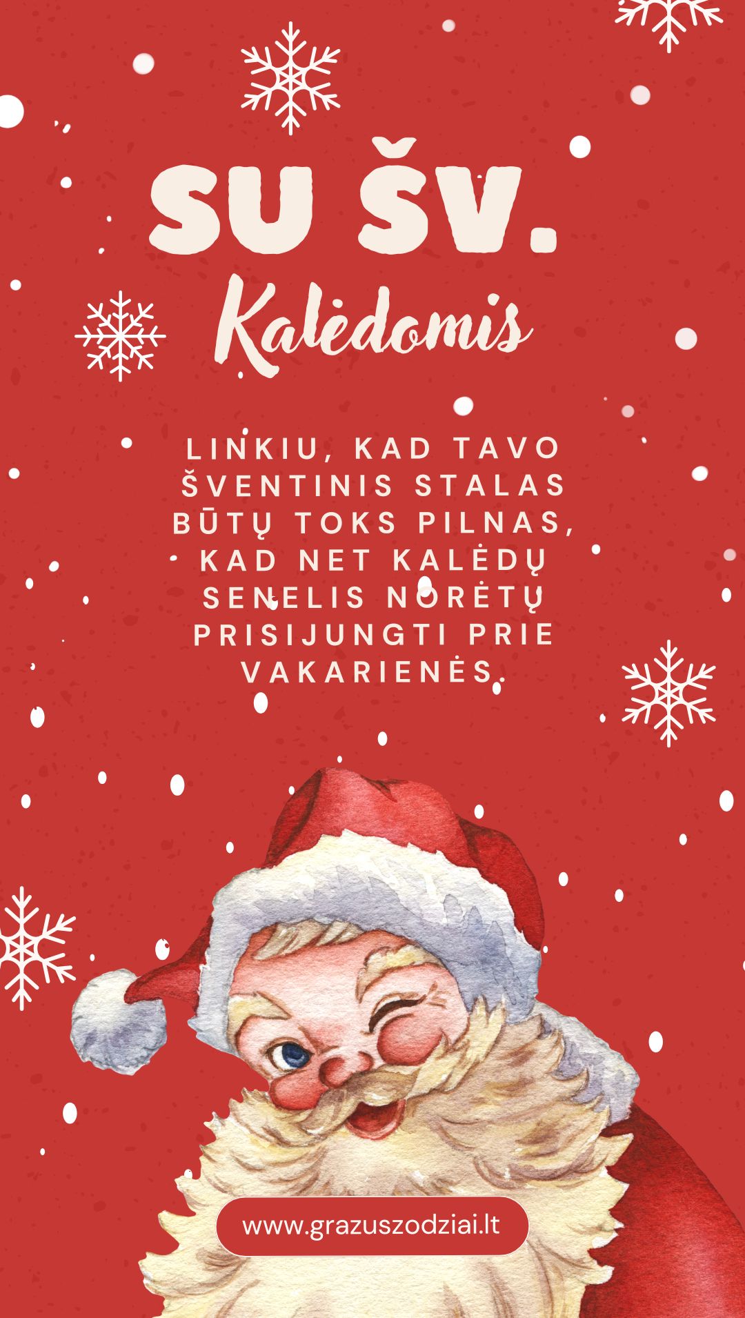 Linksmas Kalėdinis atvirukas