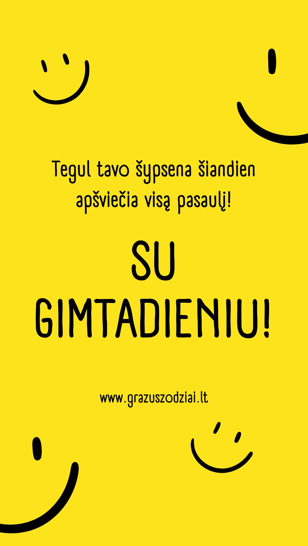 Grazus gimtadienio atvirukas