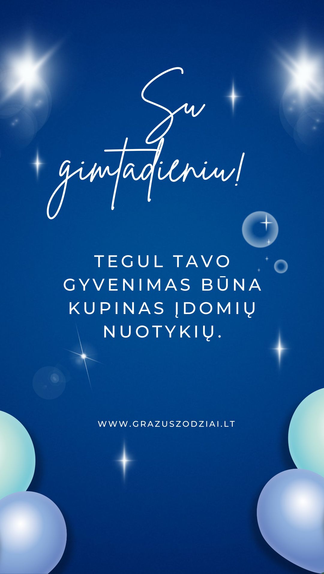 Grazus gimtadienio atvirukas